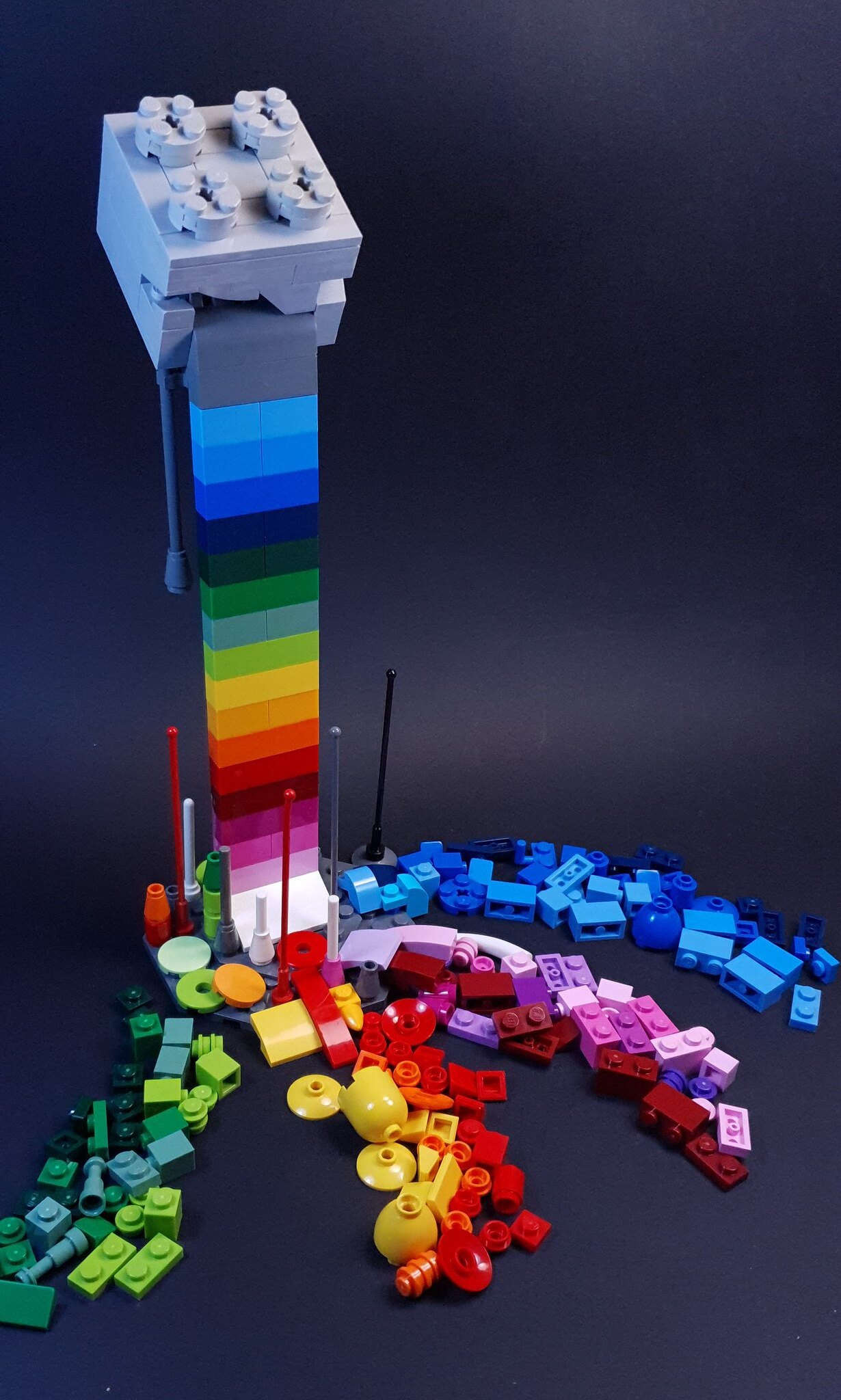 "Inside the Bricks Rainbow" by SephiMoc FF7